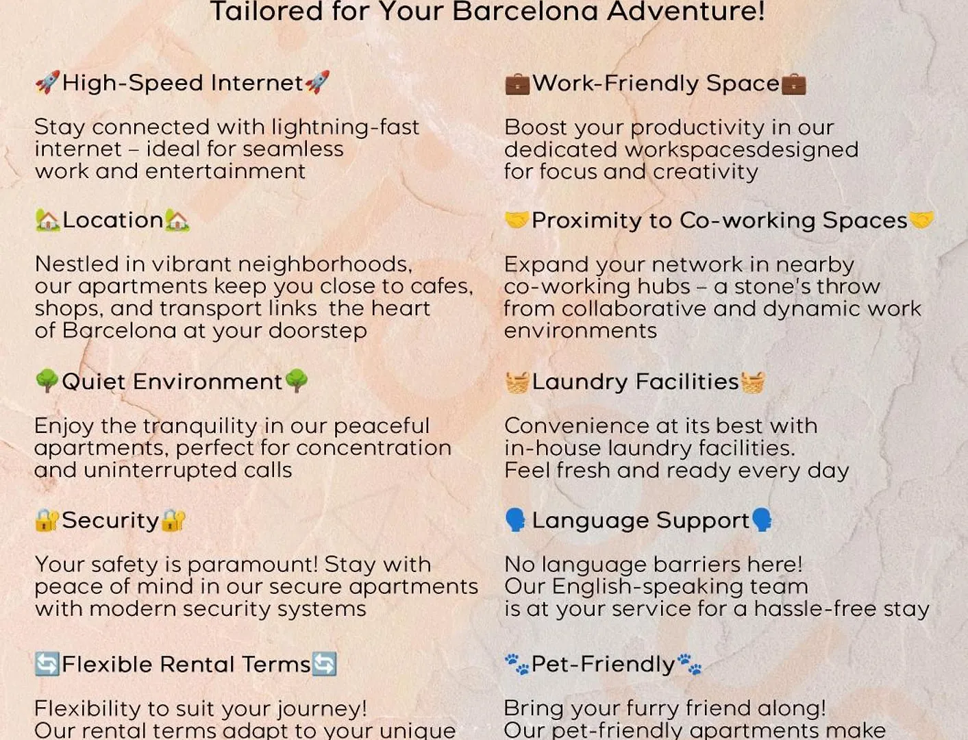Quiet, Vibrant 2 Bedroom In Pedestrian Eixample Barcelona